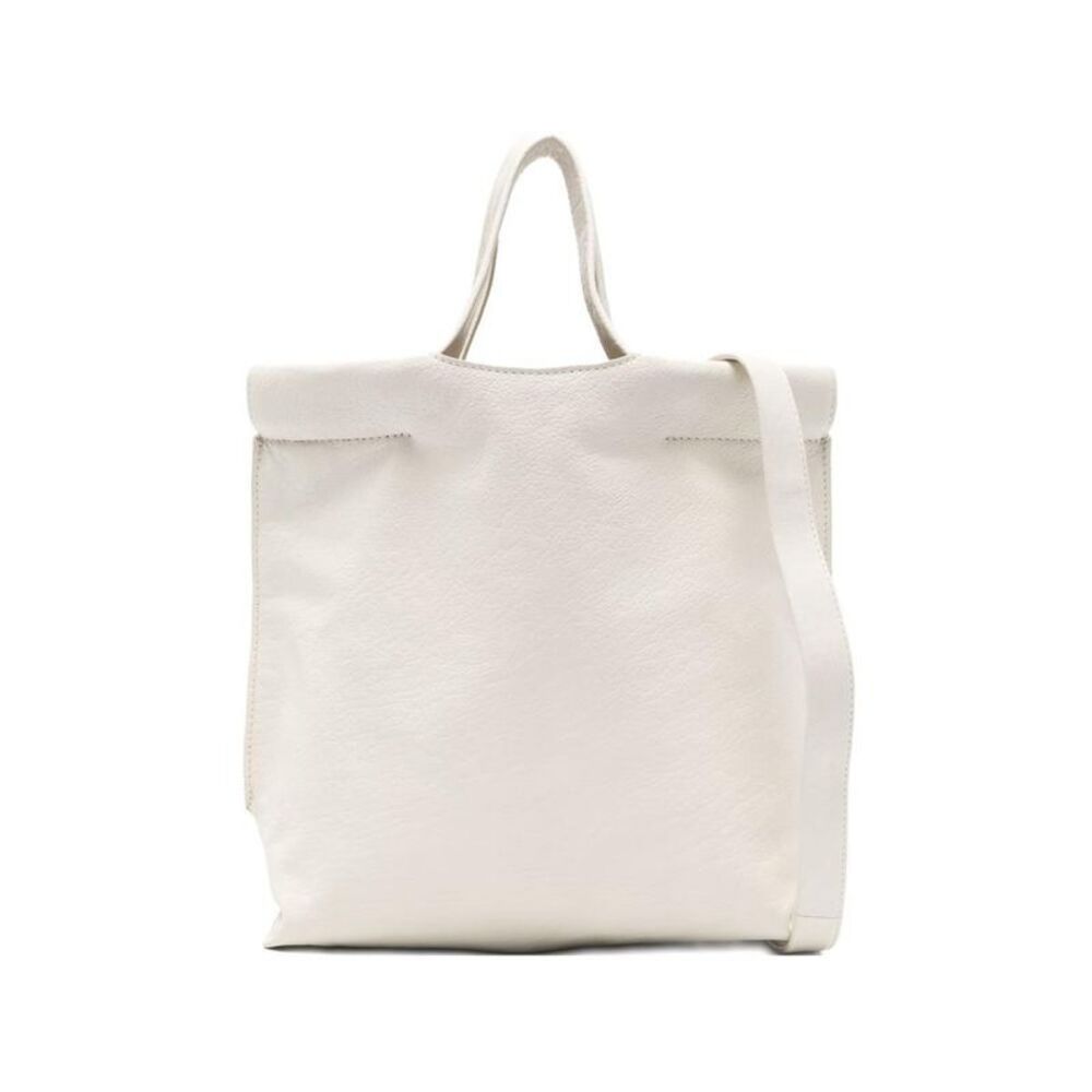 BEA MOMBAERS Woven Shopper Tote Bag Women WHITE Handbags